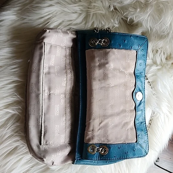 Michael Kors Ostrich leather satchel - Picture 7 of 7